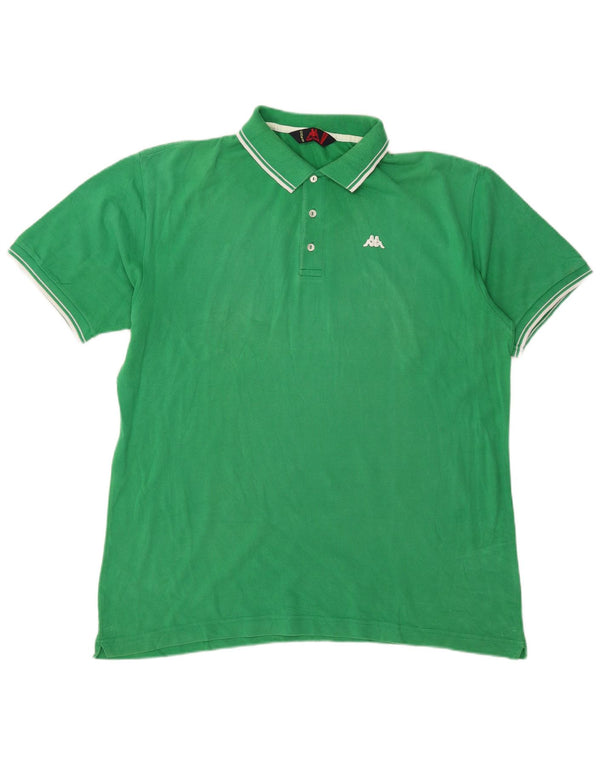 Polo Kappa Uomo 2XL Cotone Verde