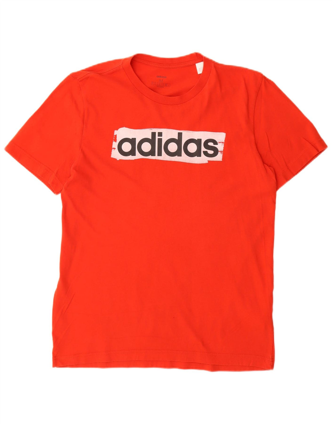 T-shirt grafica da uomo ADIDAS Top rosso medio in cotone