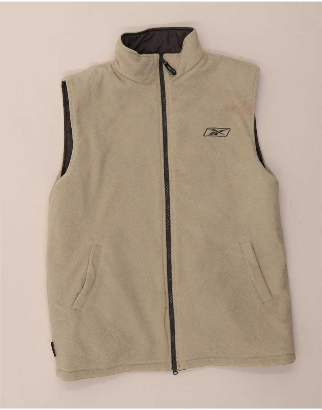 Gilet imbottito reversibile da donna Reebok UK 14 Large Grigio