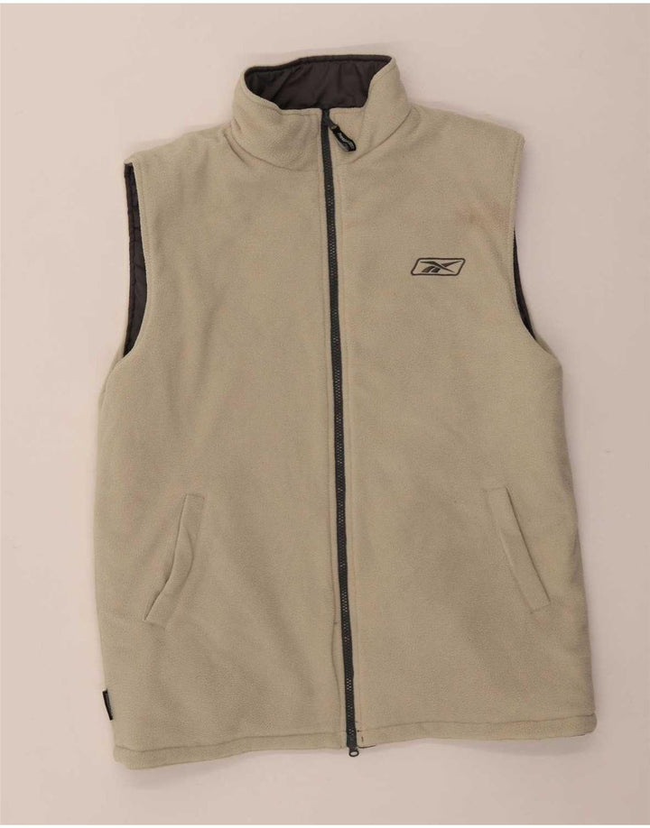 Gilet imbottito reversibile da donna Reebok UK 14 Large Grigio