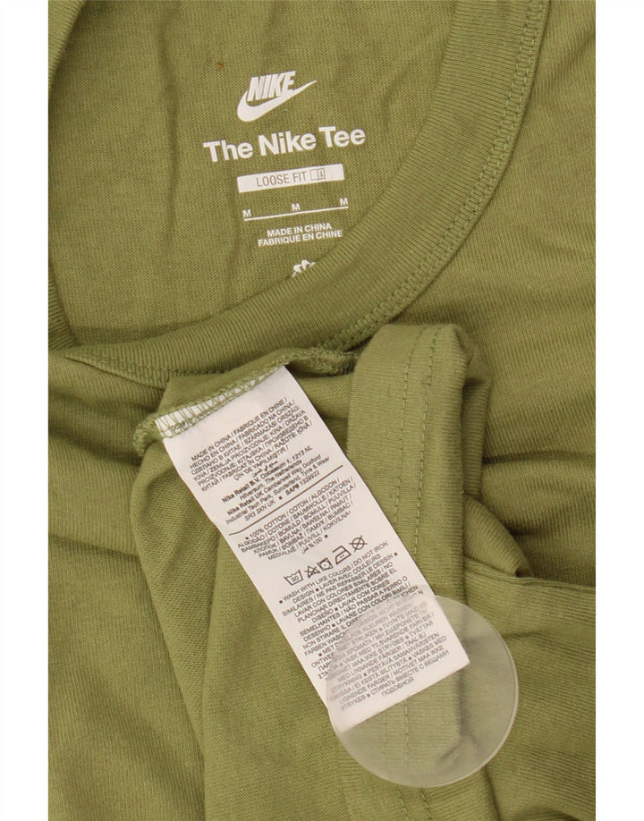 T-shirt da uomo Nike Loose Fit, top in cotone kaki medio