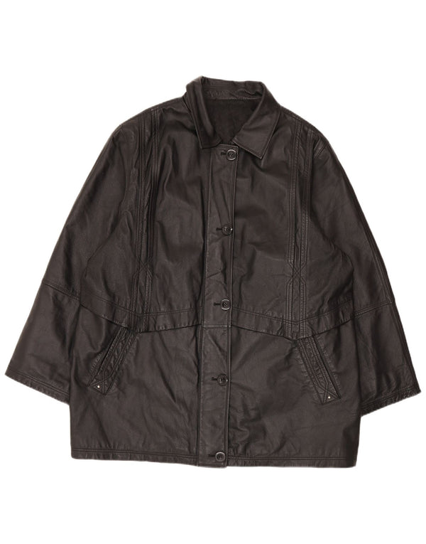 Giacca in pelle da uomo Canda IT 52 XL in pelle nera