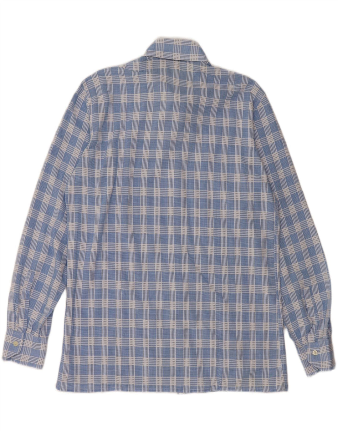 CONFEZIONI DI LUSSO Camicia da uomo Taglia 41 16 Grande quadretto blu