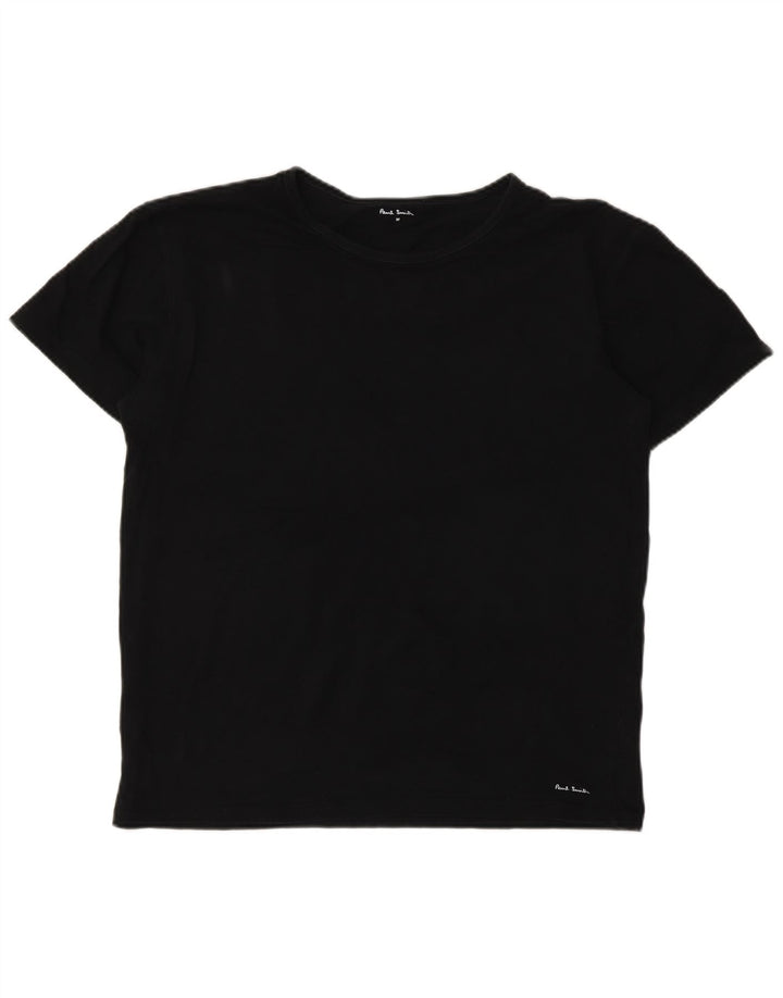 T-shirt da donna Paul Smith Top UK 14 cotone nero medio