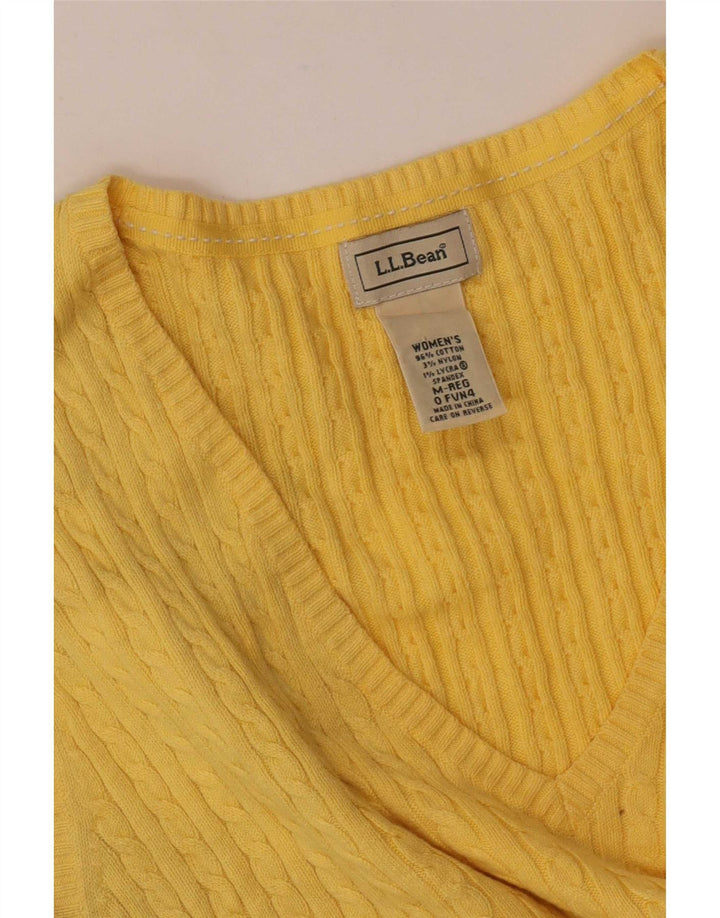 Canotta da donna L.L.Bean UK 12 cotone giallo medio