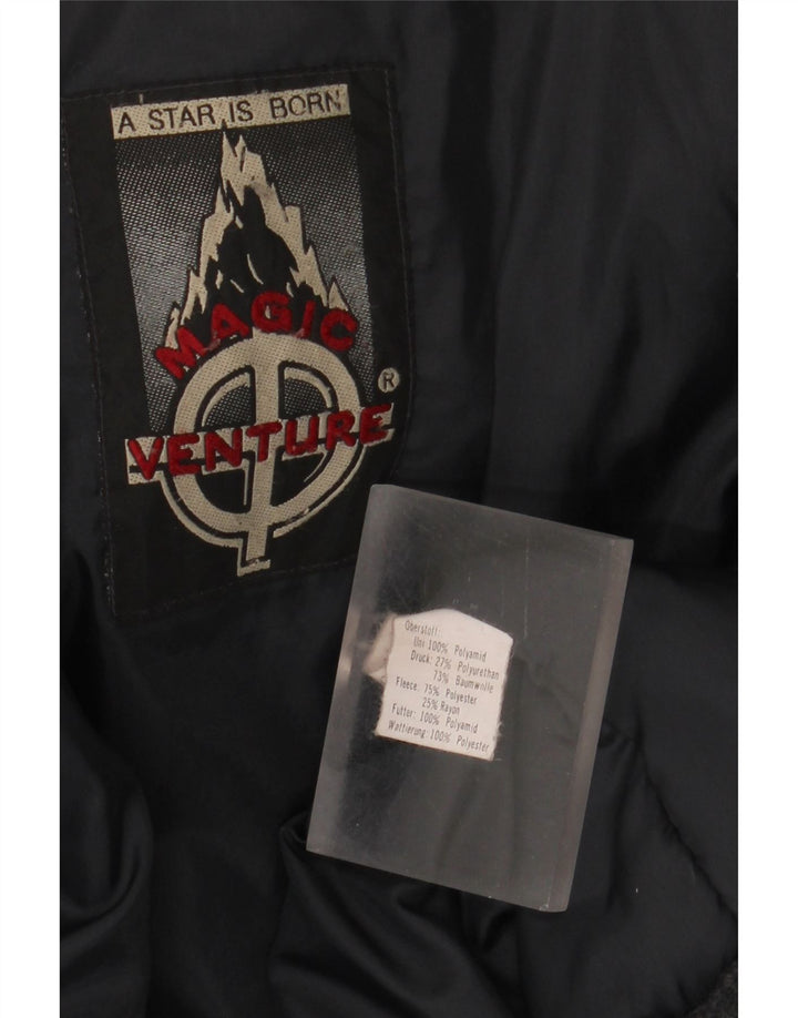 Giacca da sci con cappuccio grafico da uomo Magic Venture 2XL blu poliammide color block