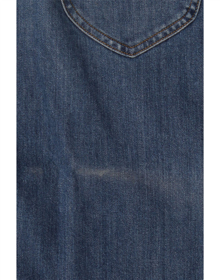 Jeans dritti Lee Daren Zip Fly da donna W32 L30 cotone blu