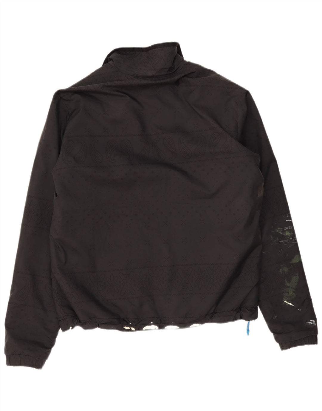 Giacca reversibile da uomo Adidas UK 38 poliestere nero medio