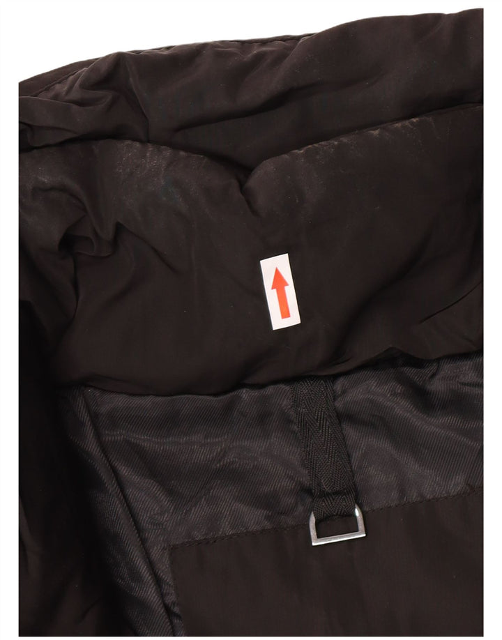 Cappotto imbottito da donna Zara UK 14 poliestere nero medio