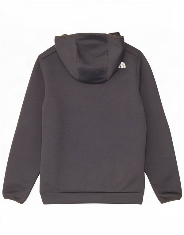 Felpa con cappuccio e zip per ragazzi The North Face 15-16 anni 2XL Poliestere grigio