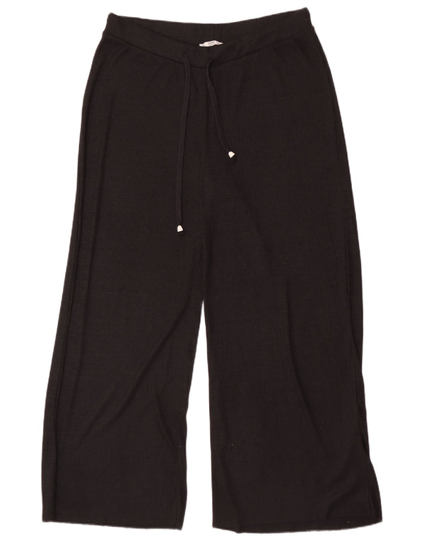 Pantaloni da tuta da donna Zara a gamba larga UK 18 XL neri
