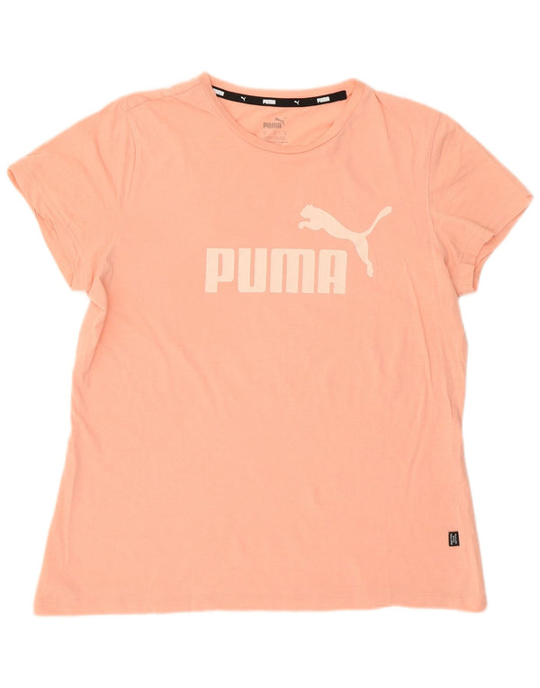 T-shirt grafica da donna Puma UK 14 rosa medio
