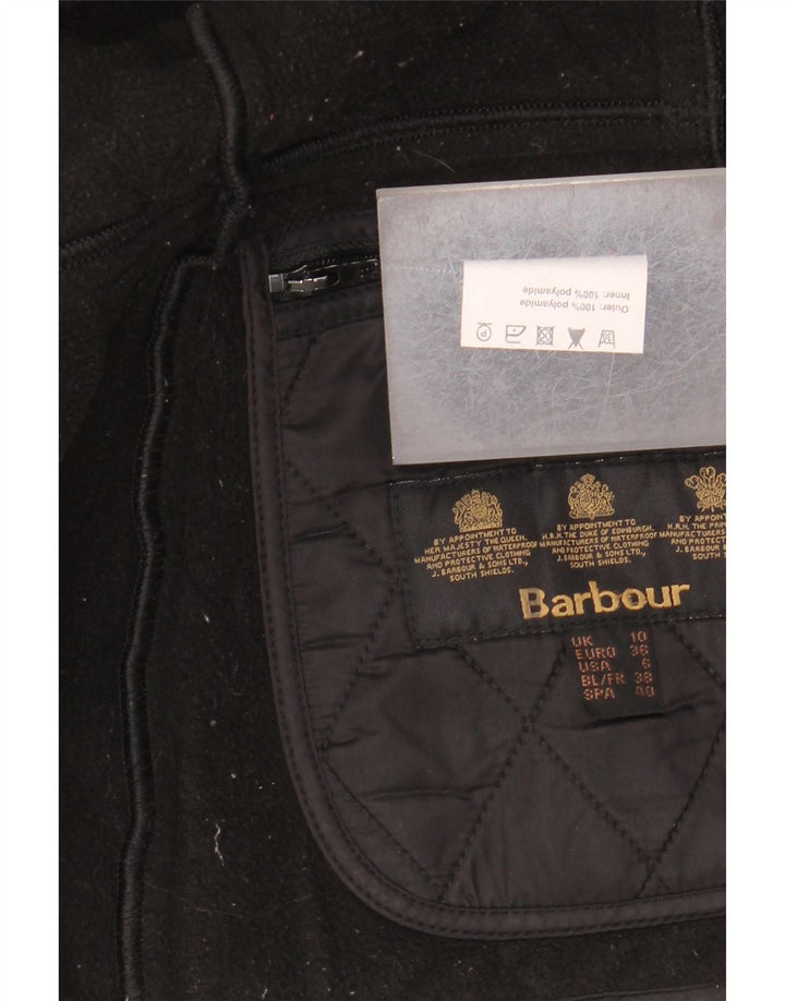 Giacca trapuntata da donna Barbour UK 10 Small nera in poliammide