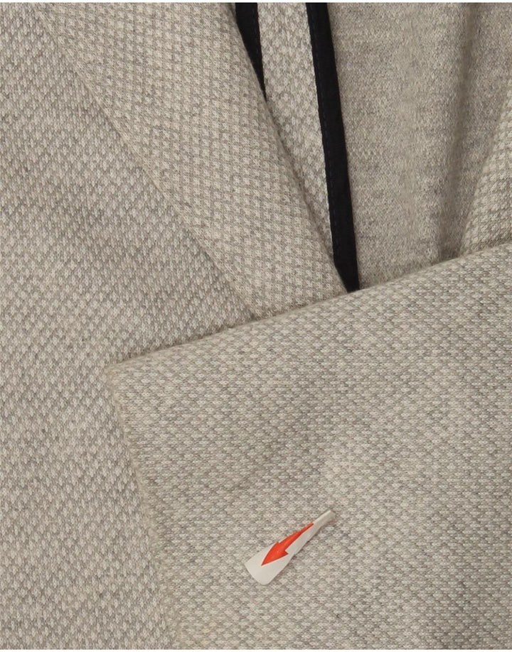 Giacca blazer da uomo a 2 bottoni Massimo Dutti EU 56 XL Grigio a rombi/diamante