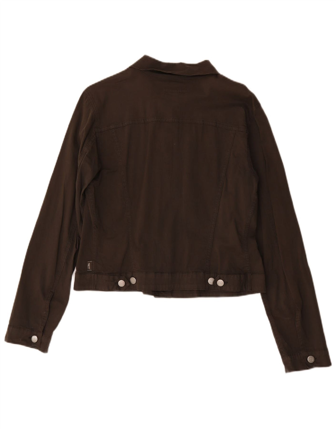 Giubbotto Bomber Donna Les Copains IT 46 Large Marrone Cotone