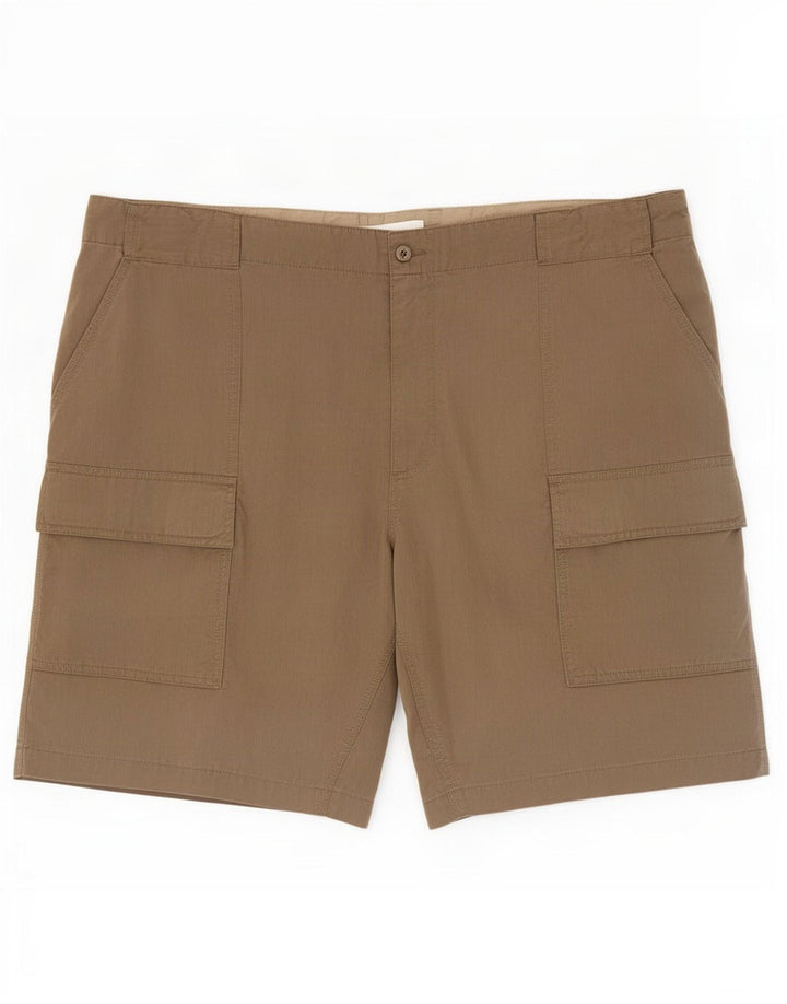 Pantaloncini cargo da uomo Marks & Spencer 2XL W44 cotone marrone
