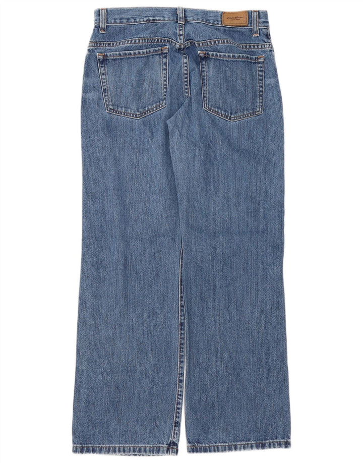 Jeans dritti da donna EDDIE BAUER W28 L29 Blu