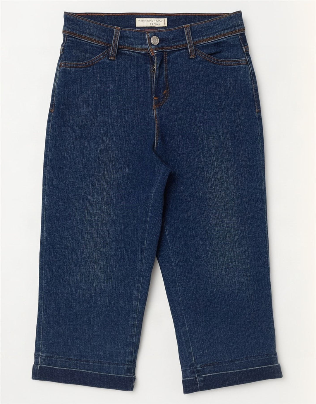 Levi's Donna 512 Capri Jeans US 4 Small W28 L18 Blu Navy