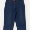 Levi's Donna 512 Capri Jeans US 4 Small W28 L18 Blu Navy