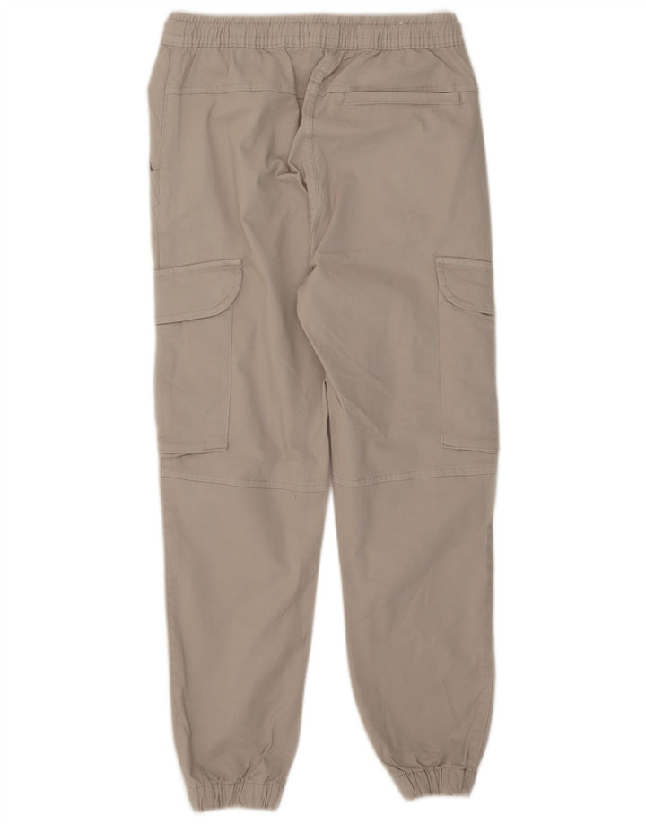Pantaloni cargo da jogging Zara da uomo piccoli W30 L26 Beige