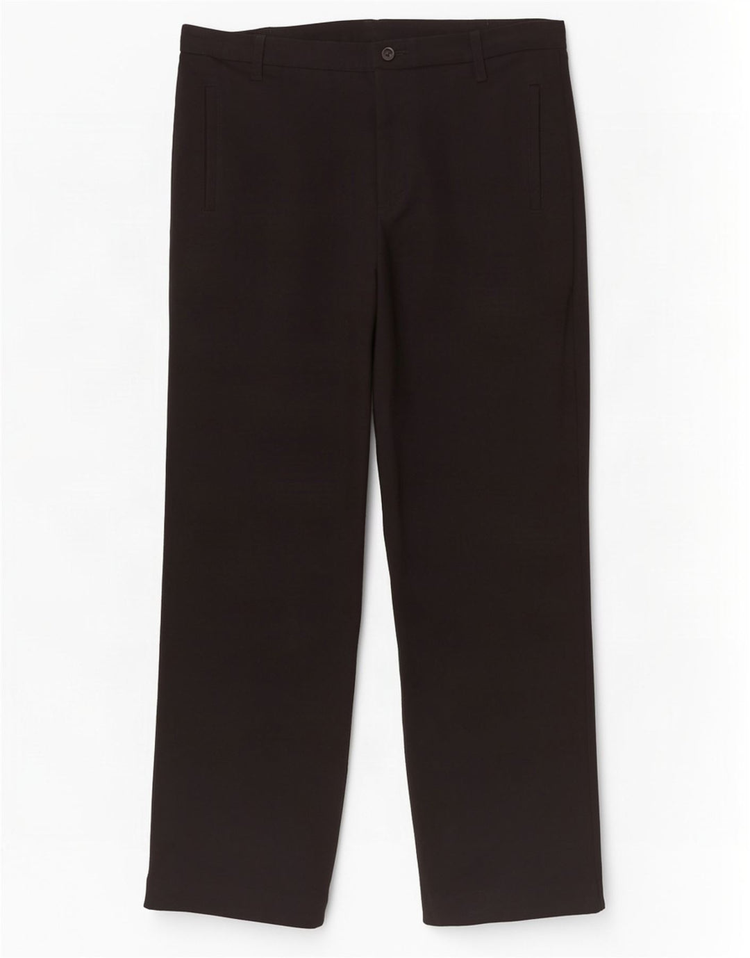 Pantaloni da abito dritti da donna Marks & Spencer UK 14 medi W34 L30 neri