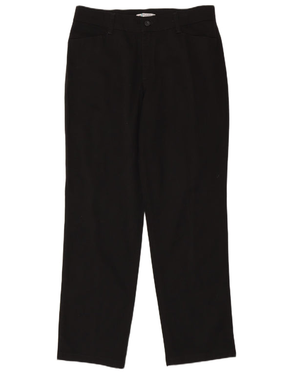 Pantaloni casual Lee a vita alta dalla vestibilità comoda da donna US 14 XL W34 L32 neri