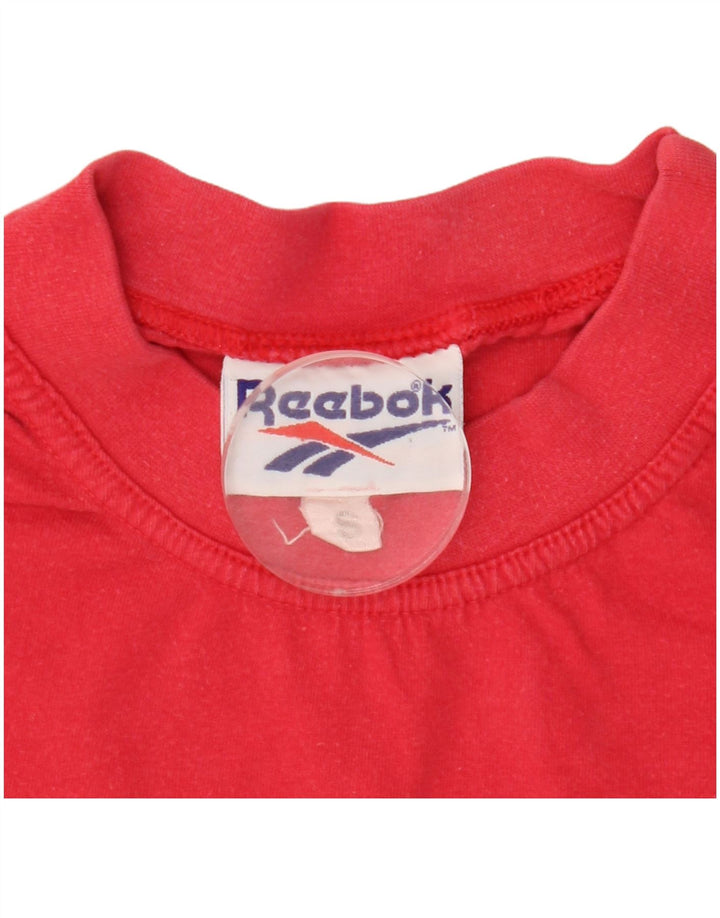 T-shirt grafica da uomo Reebok Top Small rossa
