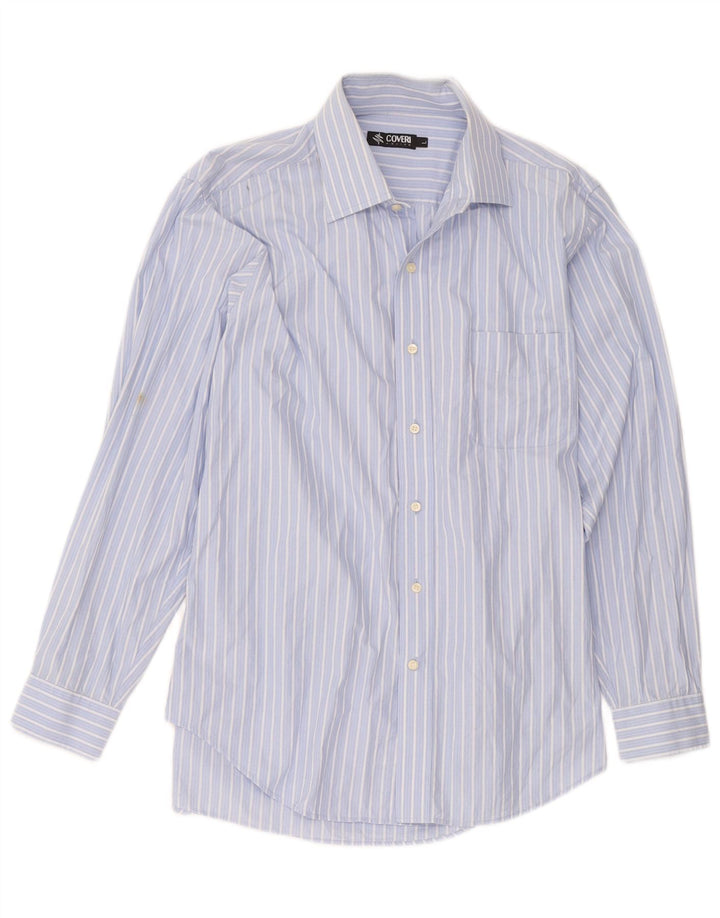 Camicia da uomo Coveri a righe grandi blu