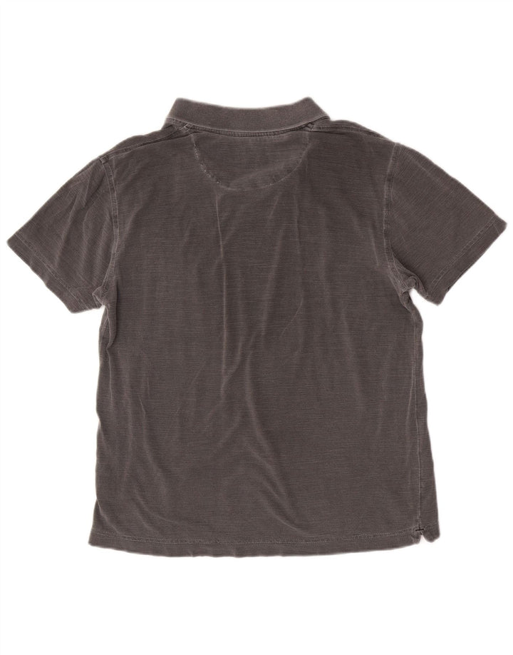 Polo da uomo Calvin Klein Jeans in cotone grigio medio