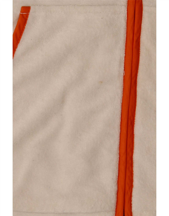 Maglione con cappuccio e zip oversize in pile da donna Slam UK 10 piccolo poliestere bianco