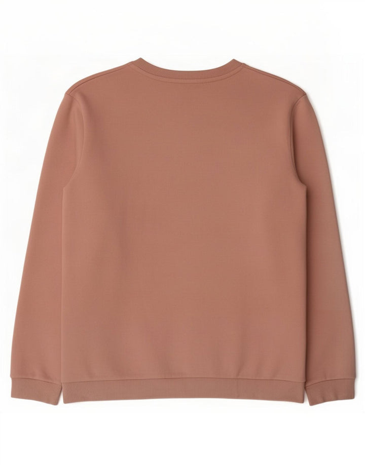 Felpa grafica da uomo Fila Maglione cotone rosa medio