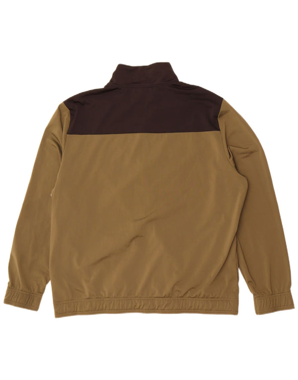 Giacca da tuta da uomo Puma XL Poliestere color block kaki