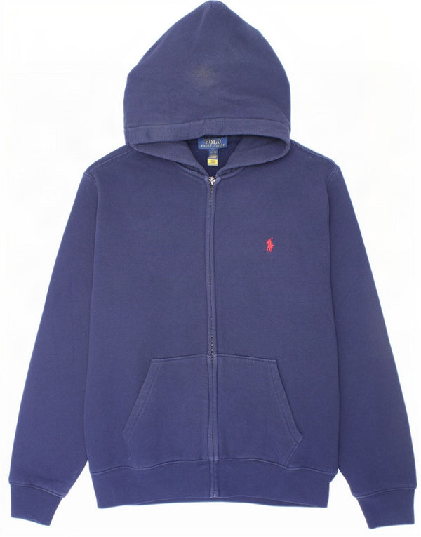 Maglione con cappuccio e zip per ragazzi Polo Ralph Lauren 14-15 anni grande blu navy
