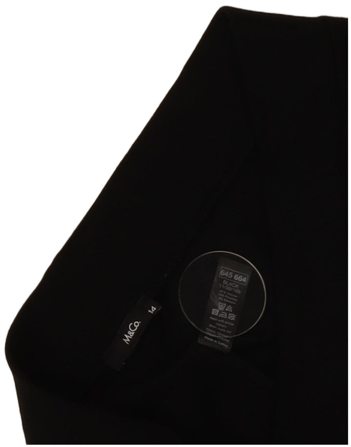 Leggings da donna M&Co UK 14 viscosa nera media