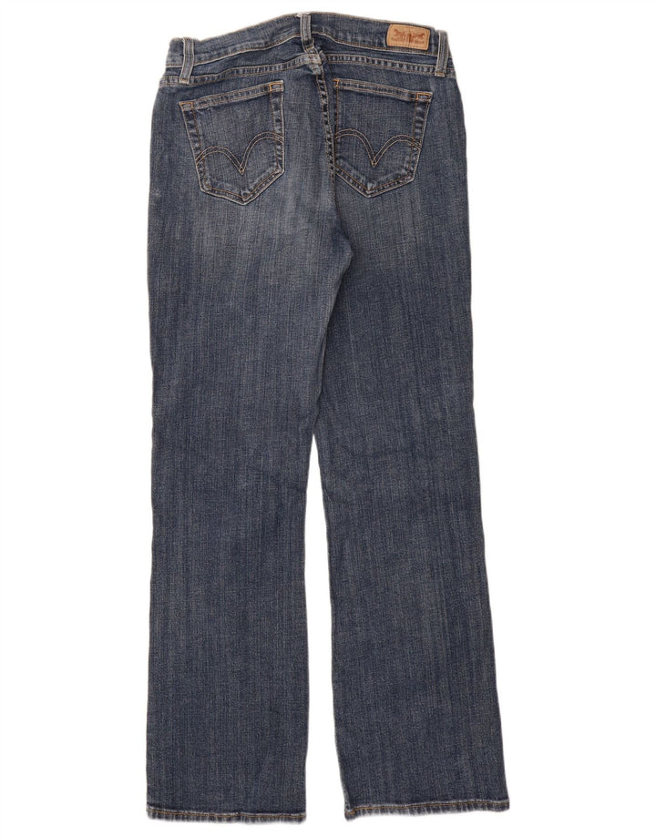 Jeans bootcut da donna a vita media LEVI'S US 10 Large W30 L32 cotone blu