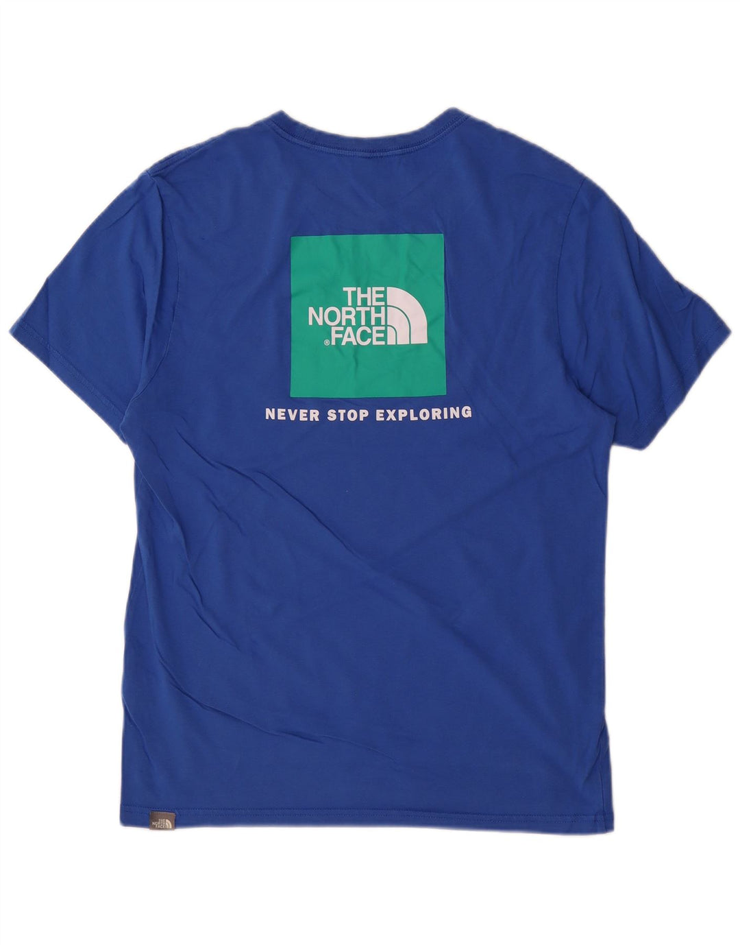 T-shirt grafica da uomo The North Face Top in cotone blu medio