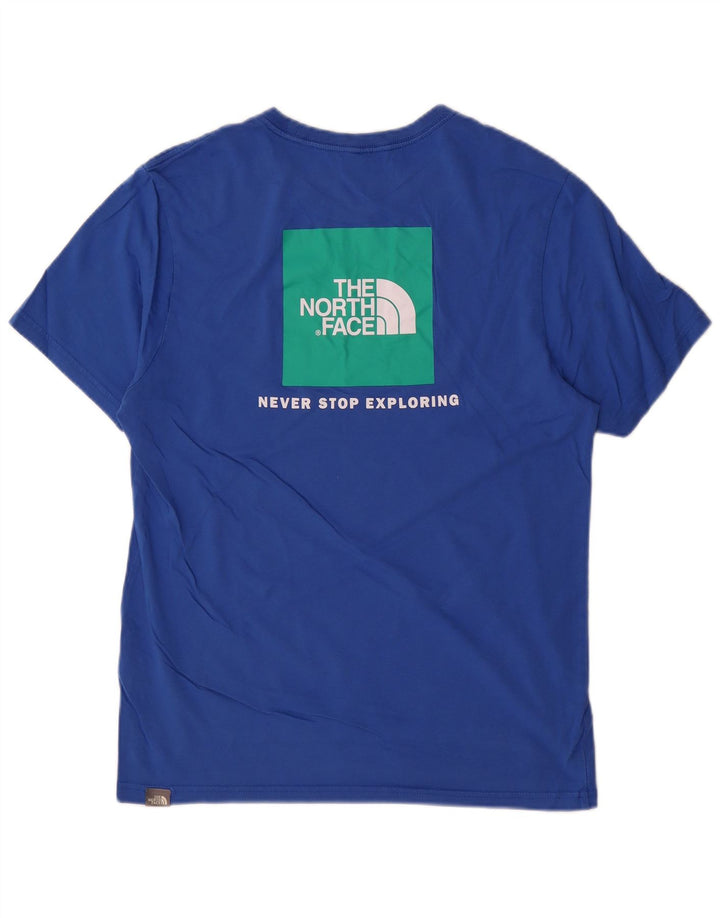 T-shirt grafica da uomo The North Face Top in cotone blu medio