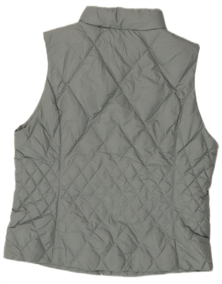 Gilet imbottito da donna Eddie Bauer UK 16 grande poliestere blu