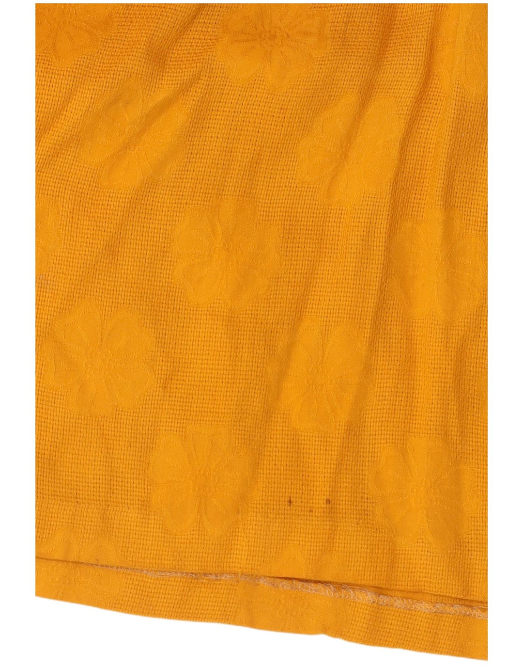 Camicetta pullover da donna vintage EU 40 giallo medio floreale