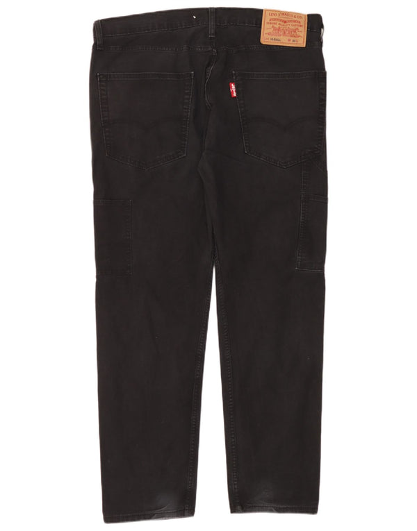 Pantaloni casual dritti Hi-Ball da uomo Levi's W36 L30 cotone nero