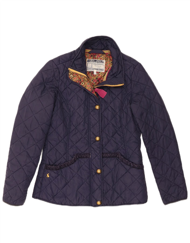 Giacca trapuntata da donna Tom Joule UK 12 media blu navy in poliammide