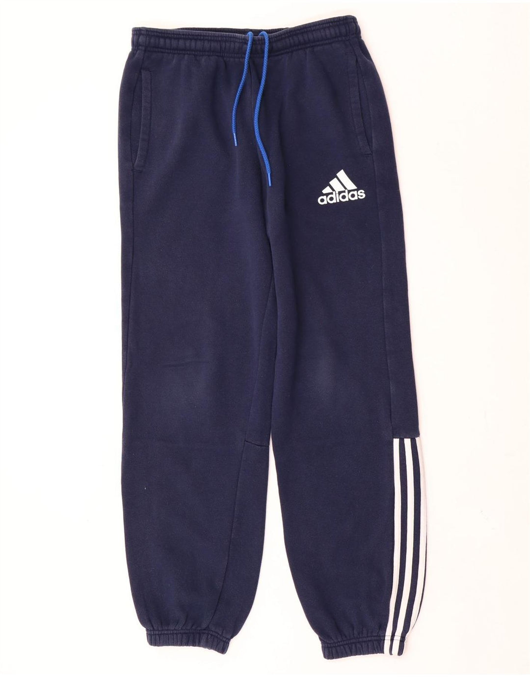 Pantaloni da tuta da uomo Adidas Joggers medi in cotone blu navy