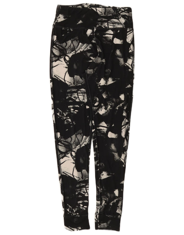 Pantaloni da tuta da donna Reebok Joggers UK 8/10 Small Black Camouflage