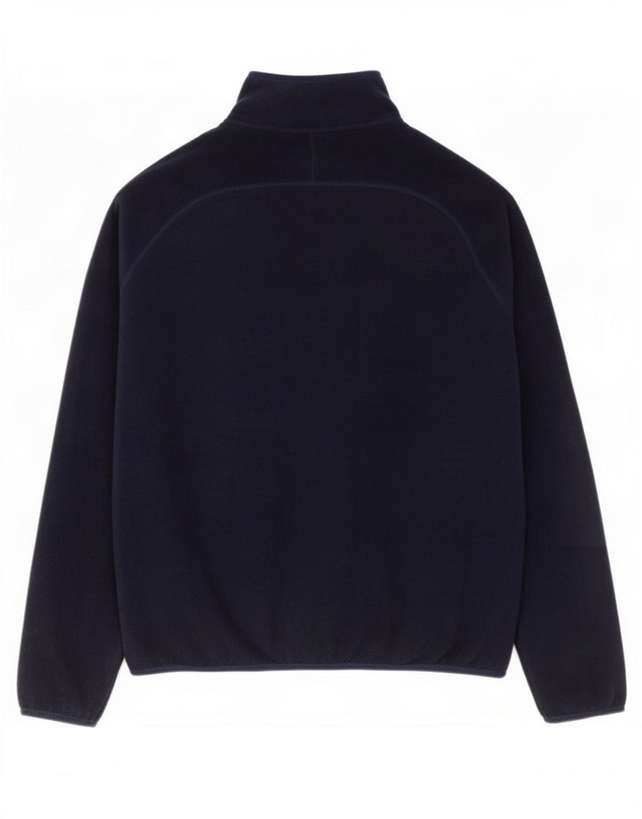 Giacca in pile da uomo Marks & Spencer UK 38 poliestere blu navy medio