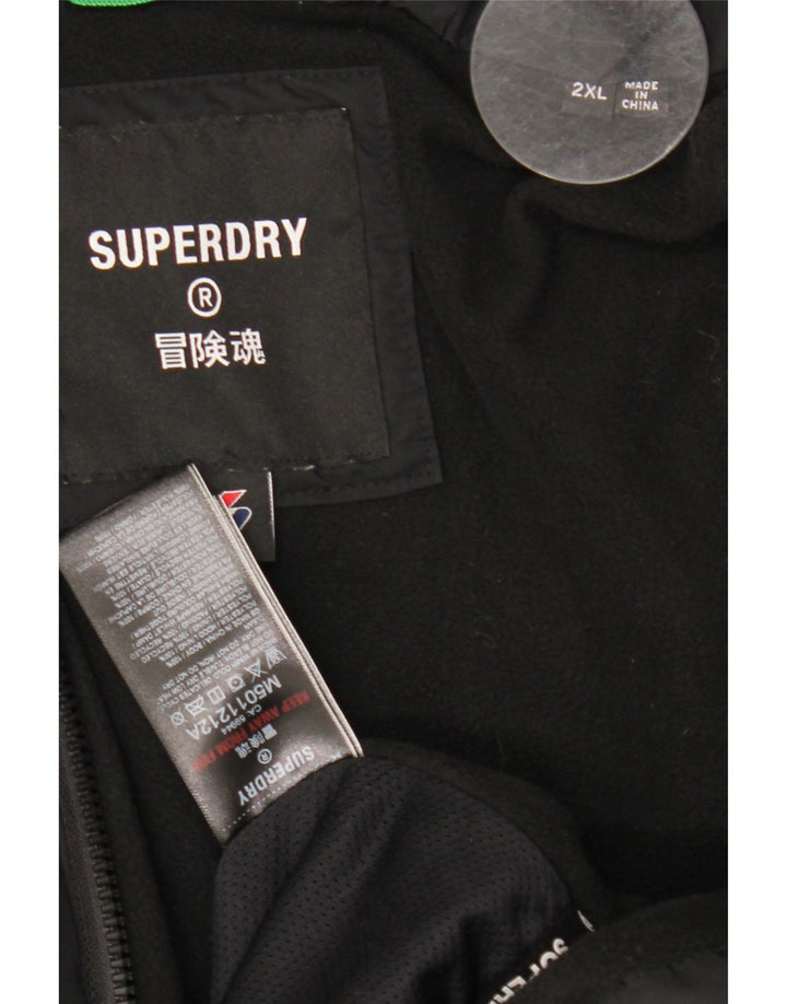 Giacca imbottita da uomo Superdry UK 44 2XL poliestere nero