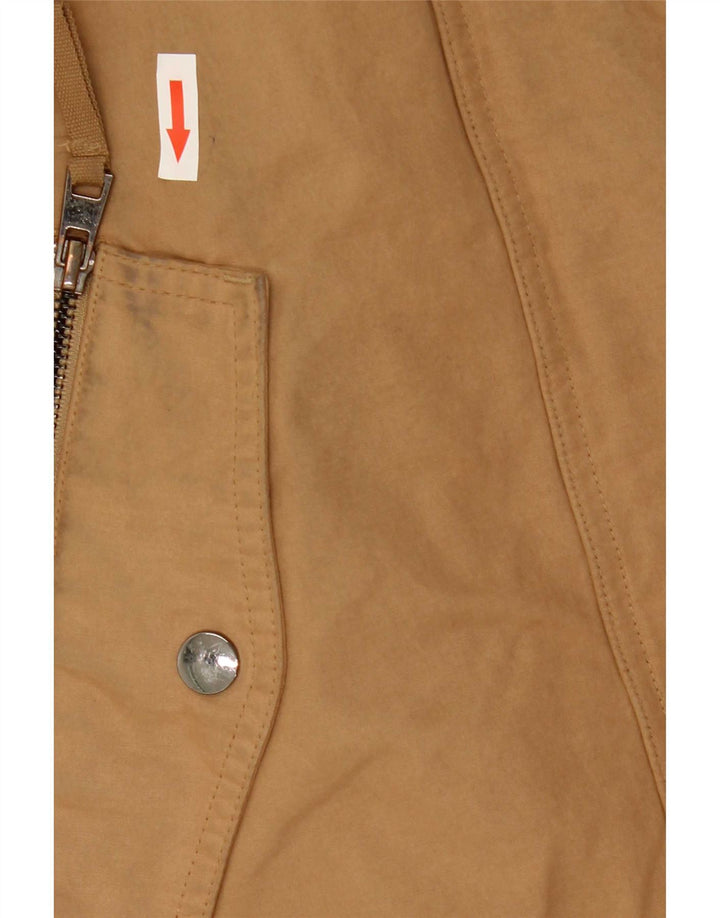 Giacca Parka con cappuccio da donna Zara UK 6 XS Poliestere beige