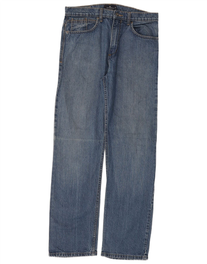 Jeans dritti da uomo Marks & Spencer W32 L31 cotone blu