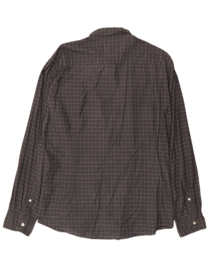 Camicia da uomo Massimo Dutti XL a quadri grigi