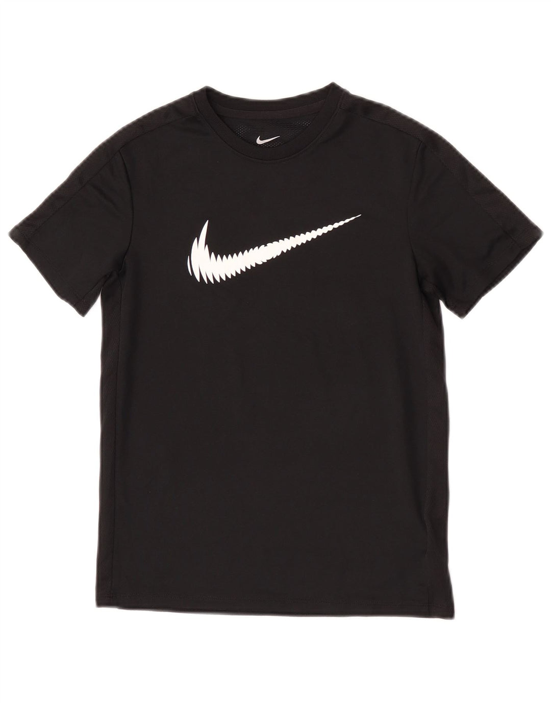 T-shirt grafica Nike da ragazzo Dri Fit Top 10-11 anni poliestere nero medio