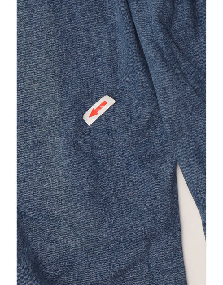 Jeans svasati a vita alta da donna Topshop W26 L32 cotone blu